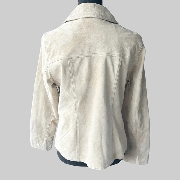 Stormtech Tan Suede Leather Lightweight  Jacket - Picture 3 of 16